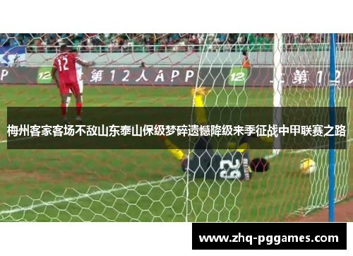 梅州客家客场不敌山东泰山保级梦碎遗憾降级来季征战中甲联赛之路 梅州客家客场不敌山东泰山保级梦碎遗憾降级来季征战中甲联赛之路